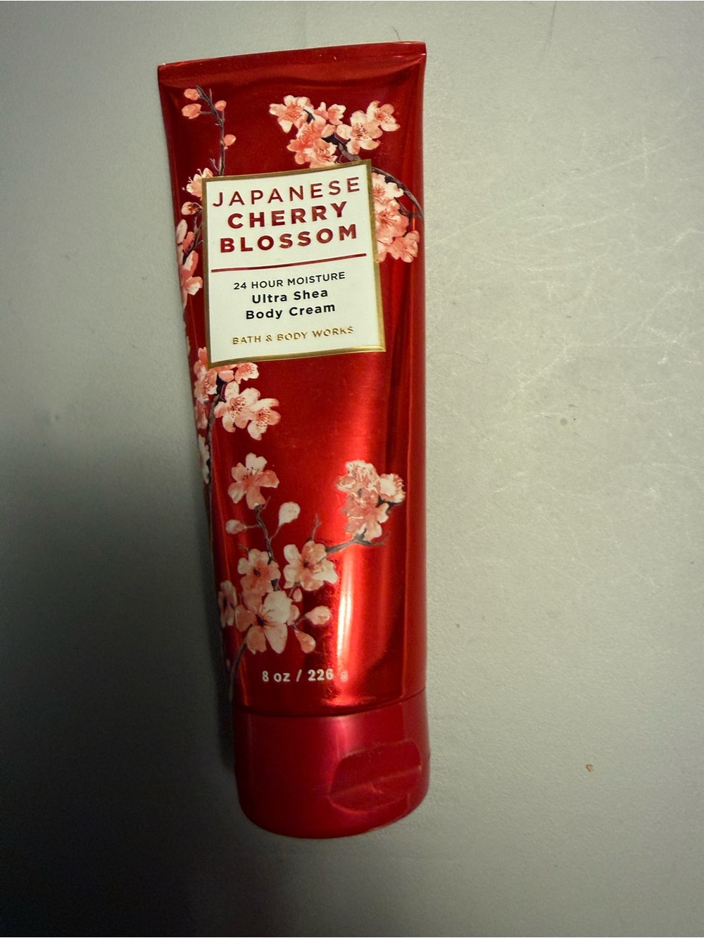Bath & Body Works Japanese Cherry Blossom Ultra Shea Body Cream - Red